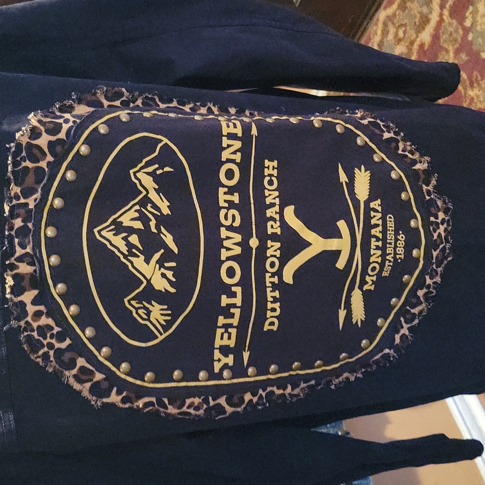 Black Yellowstone Dutton Ranch Jacket - image 2